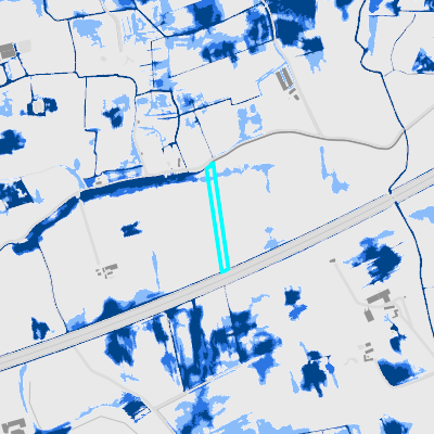 Overstromingsgevoelig (pluviaal)