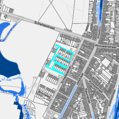 Overstromingsgevoelig (pluviaal)
